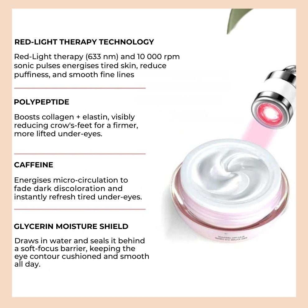 Red Light Therapy Eye Massage Cream