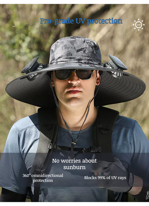 YPATI™ SOLAR POWERED FAN HAT