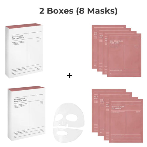 FREE Deep Lift™ Collagen Face Mask - 2 Boxes (8 Masks)