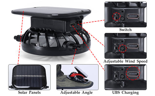 YPATI™ SOLAR POWERED FAN HAT
