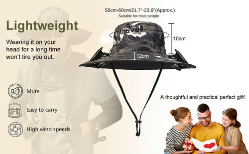 YPATI™ SOLAR POWERED FAN HAT