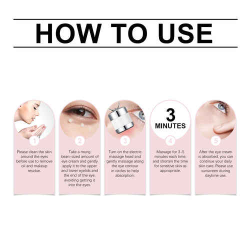 Red Light Therapy Eye Massage Cream